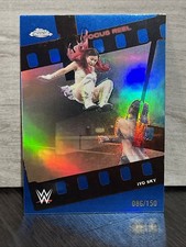 Iyo Sky 2026 Topps Chrome WWE Focus Reel Blue #/150 Refractor #FR-34 Smackdown