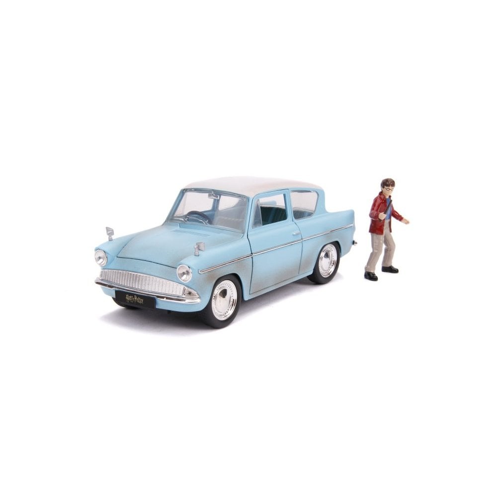 Jada 1:24 1959 Ford Anglia & Harry Potter Figure Model Car