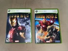 Iron Man 1 & Iron Man 2 (Microsoft Xbox 360, 2010) Complete Tested Working Great