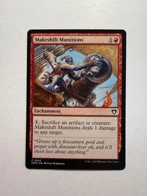 Makeshift Munitions 242 MTG Commander Masters