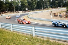 Steve Durst March Racing McLaren M8E D Chevrolet leads Lothar Mots- Old Photo