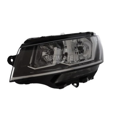 VW Caravelle T6.1 2019-2022 Headlight Twin Reflector Black Inner Passenger Side