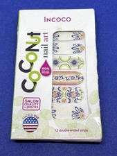 Incoco - Coconut Nail Art 12 Double Ended CASA VERANO Nail Polish Strips - RARE