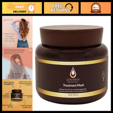 Revitalizing Moroccan Gold Hair Mask Treatment - Deep Conditioning Nourishing