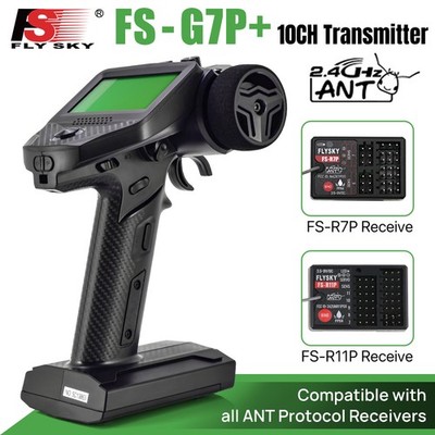 Flysky G7P+ RC Transmitter Receiver R7P+/FS-R11P 2.4G for Crawler Truck Car Boat