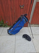 Callaway Blue Black Golf Carry Stand Bag With Rainhood Cover