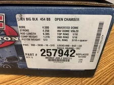 JE Pistons Big Block Inverted Dome Top Pistons 257942 FREE SHIPPING