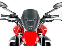 WRS Windschild Sport WRS Schwarz Matt Ducati Diavel V4 2023-2024