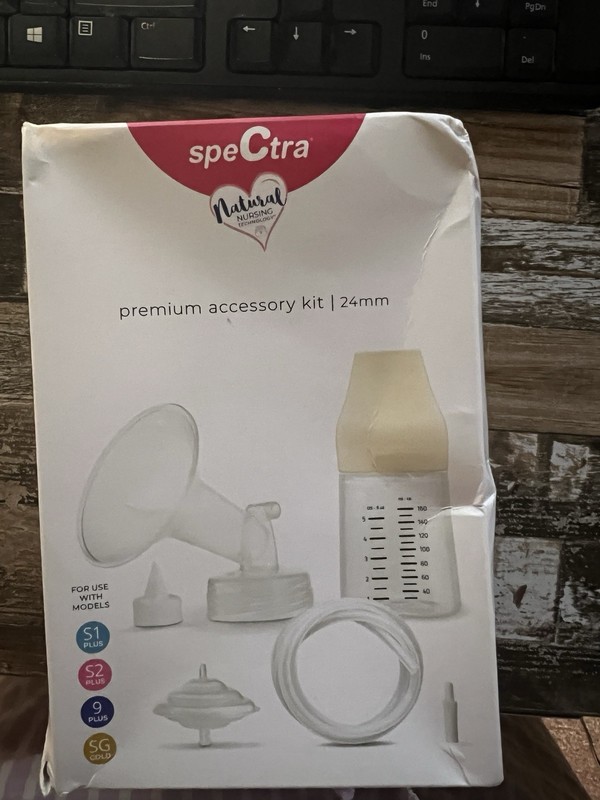 NIB Spectra Breast Pump Premium Accessory Kit 24mm flange replacement parts