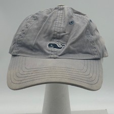 Vineyard Vines Mens Whale Logo Baseball Cap Faded Blue Adjustable Dad Hat