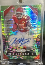 2019 Panini Prizm - Rookies Mecole Hardman Jr. #345 Neon Green Pulsar Prizm...