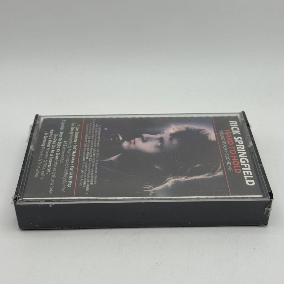 Rick Springfield Hard To Hold Soundtrack 1984 Cassette Tape RCA SEALED NOS - Image 4 of 4