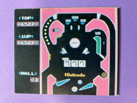 1985 Nintendo Amada Famicom Mini Card Pinball No. 47 Rare Vintage Japanese F/S