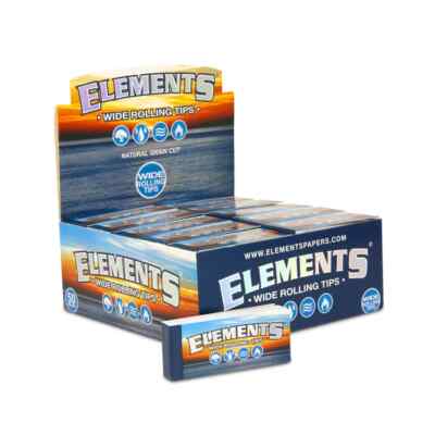 Elements WIDE Non-Perforated Tips-50 packs per display