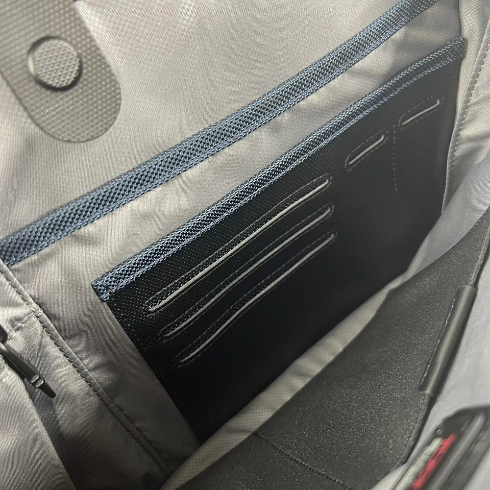 TUMI Alpha Bravo Framed Soft Duffel/Travel Bag Weekender Carry On Solid Black - Image 3 of 4