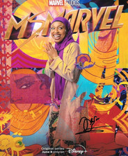 * TRAVINA SPRINGER * signed 8x10 photo * MS. MARVEL * TYESHA * 1 * TRAVINA SPRINGER * signed 8x10 photo * MS. MARVEL * TYESHA * 1
