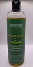 Majestic Pure Avocado Oil Therapeutic Grade 16 oz Skin|Hair|Nails|Scalp