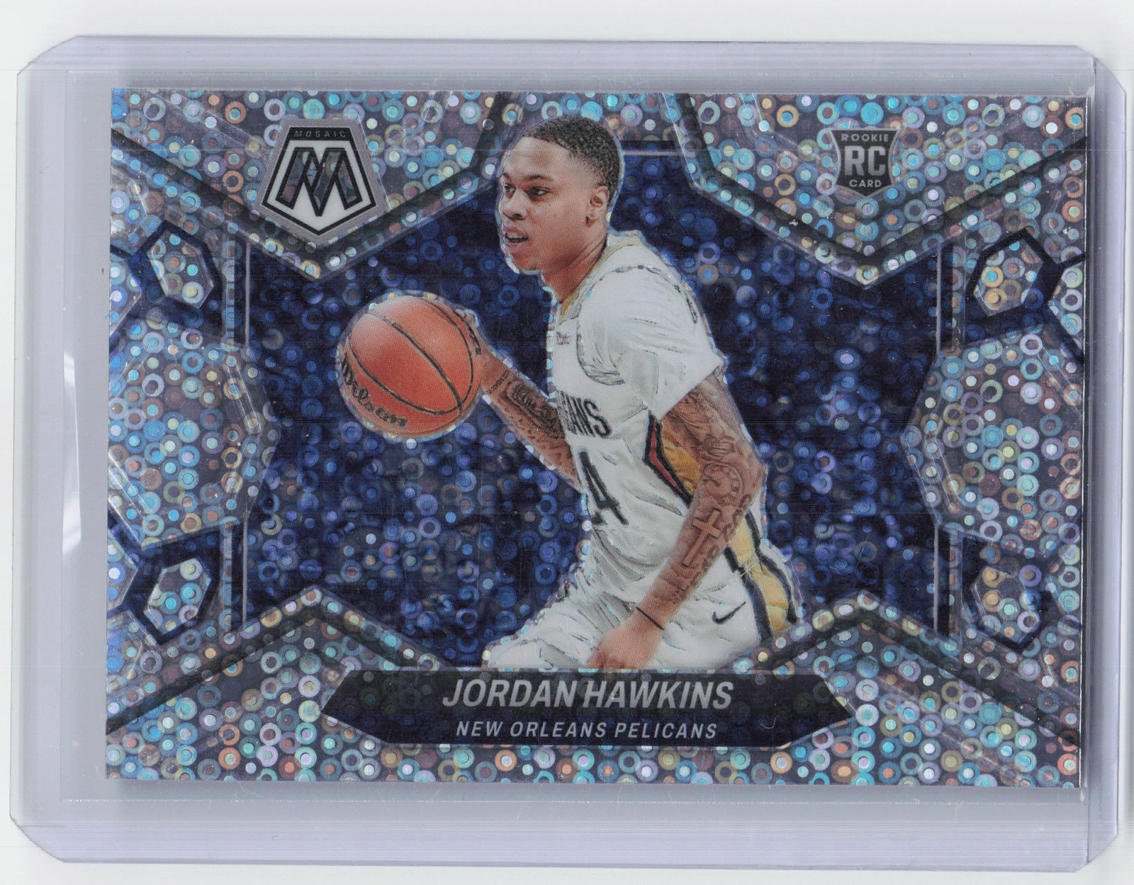 2023-24 Panini Mosaic #243 Jordan Hawkins Fast Break Variation RC
