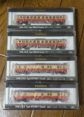 TOMIX 2445 2446 2449 国鉄ディーゼルカー 再生産】(N) 2449 国鉄 キユニ17形 ディーゼルカー (T
