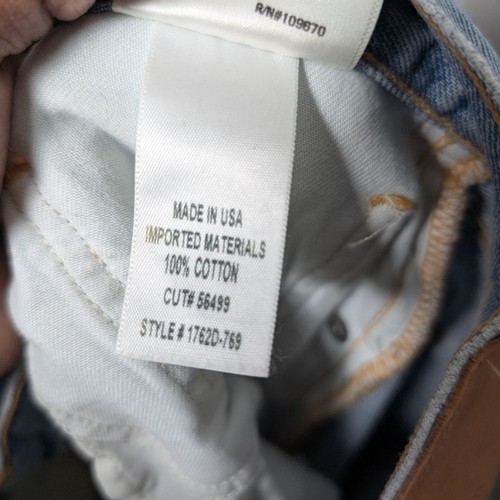Citizen Of Humanity Jeans Straight Women's Light Wash High Rise Charlotte Crop - Picture 10 of 14