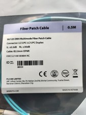 FS 50/125 OM4 0.5M multimode Fiber Patch Cable LC/UPC-LC/UPC Duplex