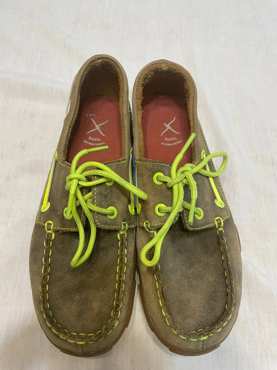 Twisted x deals lime green shoes