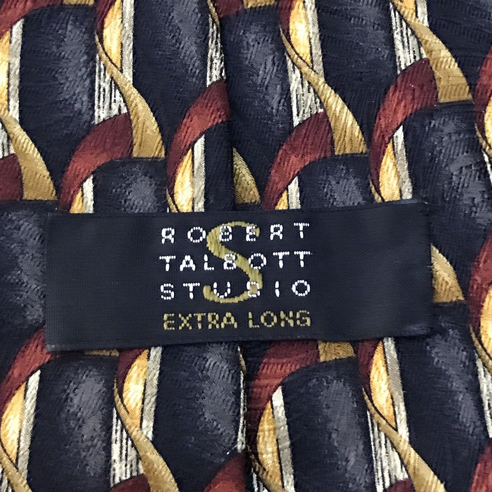 Robert Talbott Studio Silk Multicolored Geometric… - image 4