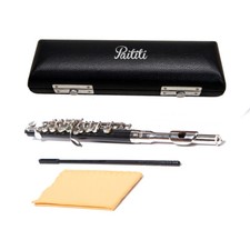 Guarantee High Quality Paititi Composite Wood Piccolo Silver Keys Band Approved