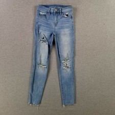 American Eagle Size 00 Short Hi Rise Jegging Next Level Stretch Temp Tech Denim