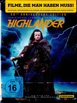 Highlander (30th Anniversary Edition) Christopher Lambert - Blu-ray Neu