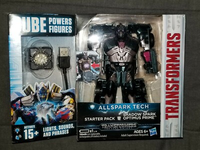 Hasbro Transformers Allspark Tech Starter Pack 2017 Shadow Spark Optimus Prime