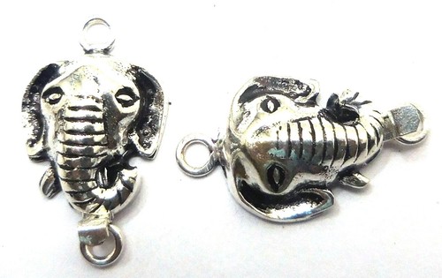 40 Ciondoli A Forma Di Impronta Di Piedi 11x11mm - Colore Argento Antico Tibetano Per Bigiotteria Fai Da Te