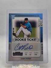 2020-21 Panini Contenders Baseball Cody Poteet Rookie Ticket Auto