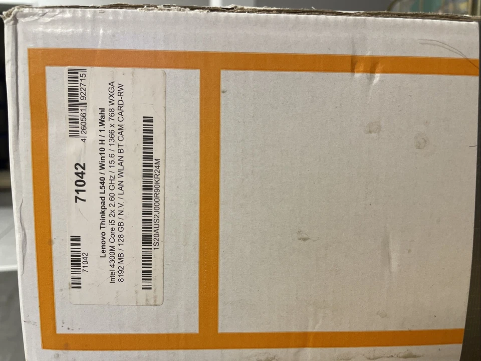 Lenovo ThinkPad L540 15,6 Zoll (128GB SSD, Intel Core i5, 2,60 GHz, 8GB) - Bild 2 von 3