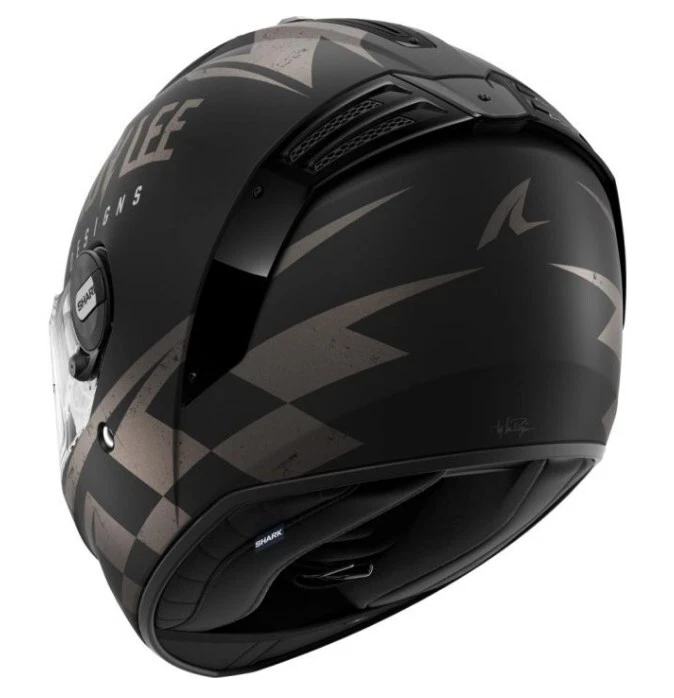 Shark Spartan RS Raceshop Integralhelm (Schwarzmatt/Silber) Gr: M (57) - Bild 3 von 3