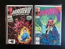 Daredevil #264 NM (9.4) and 265 VF- (7.5) 1989 Marvel Comics