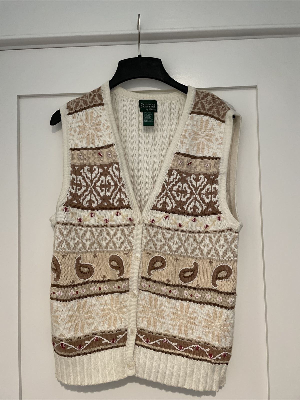 vintage vest sweater