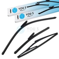 You.S Scheibenwischer WischerbläTter SET Vorne + Hinten FüR CitroËN C3 II (Sc)