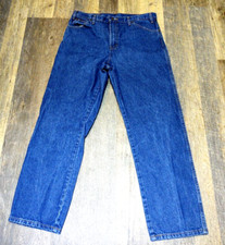 Dickies Mens Jeans Sz 36x32 Straight Medium Wash Cotton Denim T1