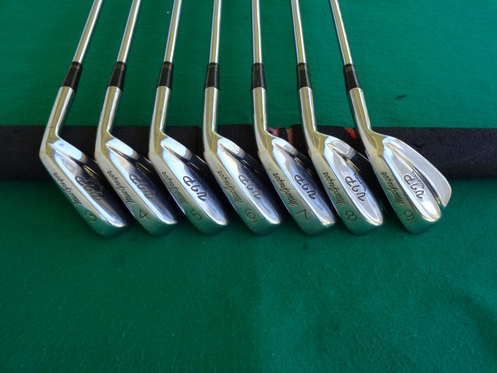 Rare MacGregor Tourney VIP Iron Set 39 No PW Mens RH Steel Golf Clubs