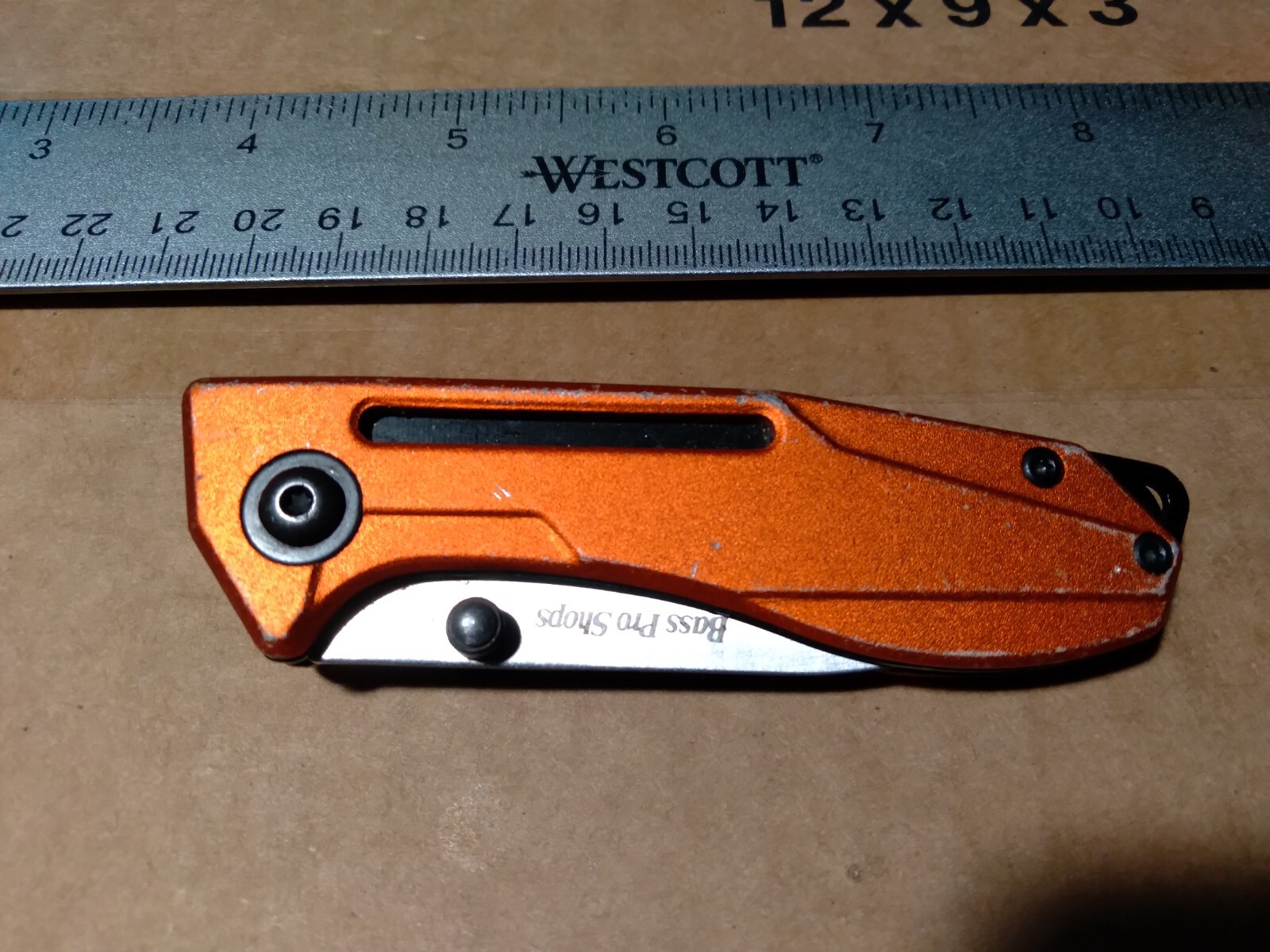Bass Pro Shops Cabela's Folding Pocket Knife Plain Edge Liner Lock