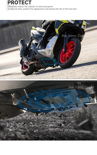 Skid Plate Lower Engine Guard Cover Fit For Aprilia SR GT200 SRGT200 2022 2023 - Picture 10 of 16
