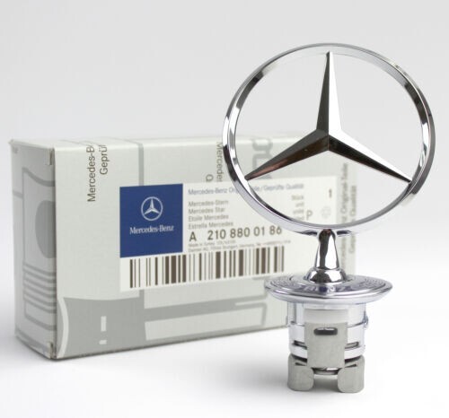 stemma per mercedes benz cofano anteriore classe c e s w a w208 w214 w203 w211 . - Foto 8 di 8