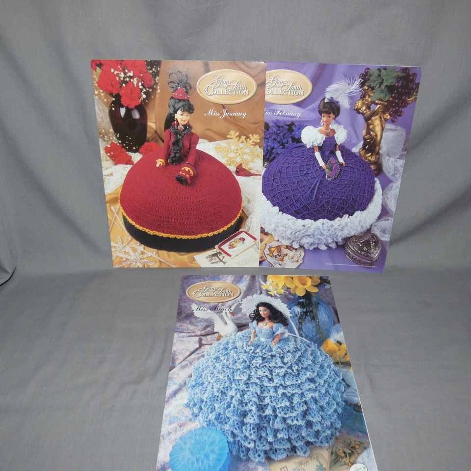 Annie's Calendar Bed Doll Society Gems of the South Pattern Collection Jan - Dec - Image 3 of 4