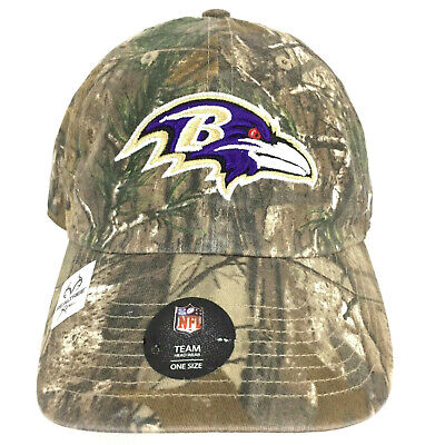 Baltimore Ravens Real Tree Camouflage Cap Logo Camo NFL Football ...