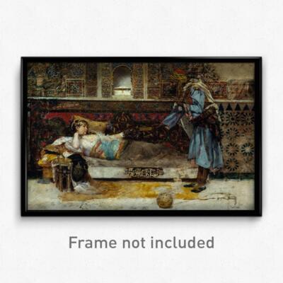 Antoni Fabrés - The Sultan's Gift Print 11x17 Art Poster
