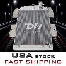For 1934 1935 1936 Chevy Pickup Truck Master Deluxe 3.4l 3rows Aluminum Radiator