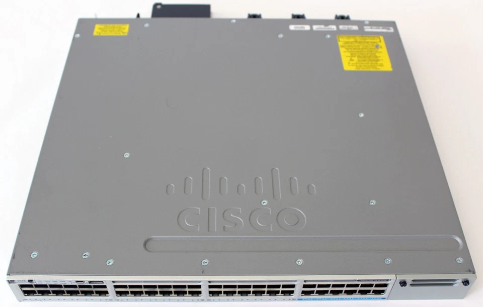 Cisco WS-C3850-12X48U-L 48x (12x MultiGB) UPoE RJ-45 1x Mod Slot Switch, Tested! - Image 2 of 4