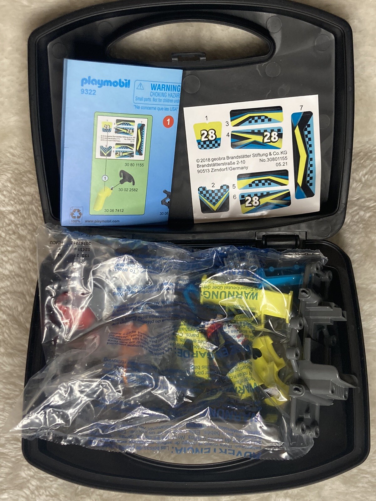 Micro Racer Carry Case - Petites Voitures à Friction - Made In Hong Kong - Occasion