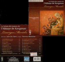 LOUANGES MARIALES - MOINES  DE L'ABBAYE DE KERGANAN - F. ROUSSEAU